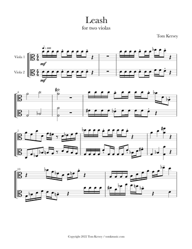 Leash - for two violas
