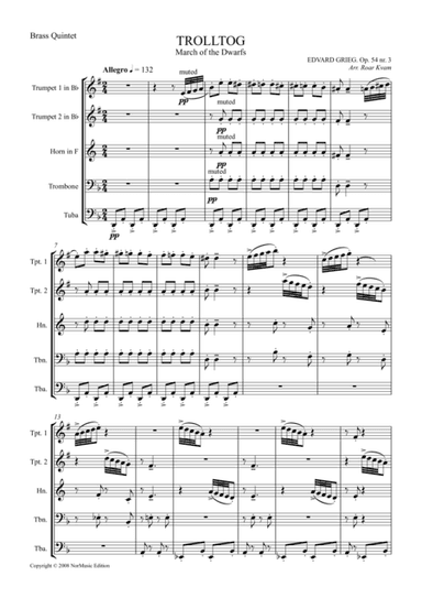 Trolltog | March of the Dwarfs (arr. Roar Kvam)