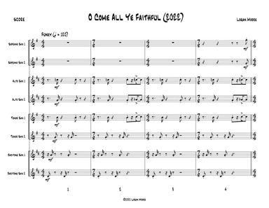 O Come All Ye Faithful (2022) (arr. Logan Moore)