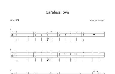 Careless love (arr. Bettina Schipp)