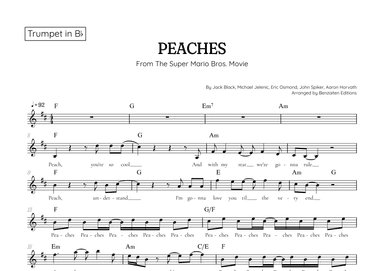 Peaches (arr. Benzaiten Editions)