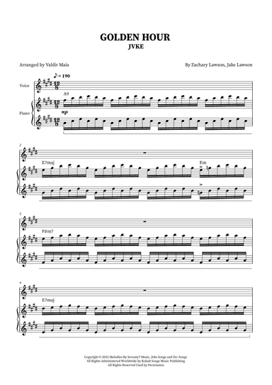 Golden Hour (arr. Valdir Maia)