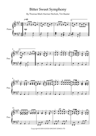 Bittersweet Symphony (arr. Matthew pyeon)