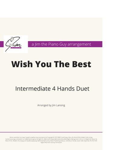 Wish You The Best (arr. Jim Lansing)