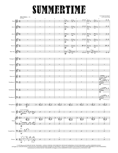 Summertime (arr. Sam Fettig)