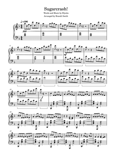 Sugarcrash! (arr. Brandt Smith)