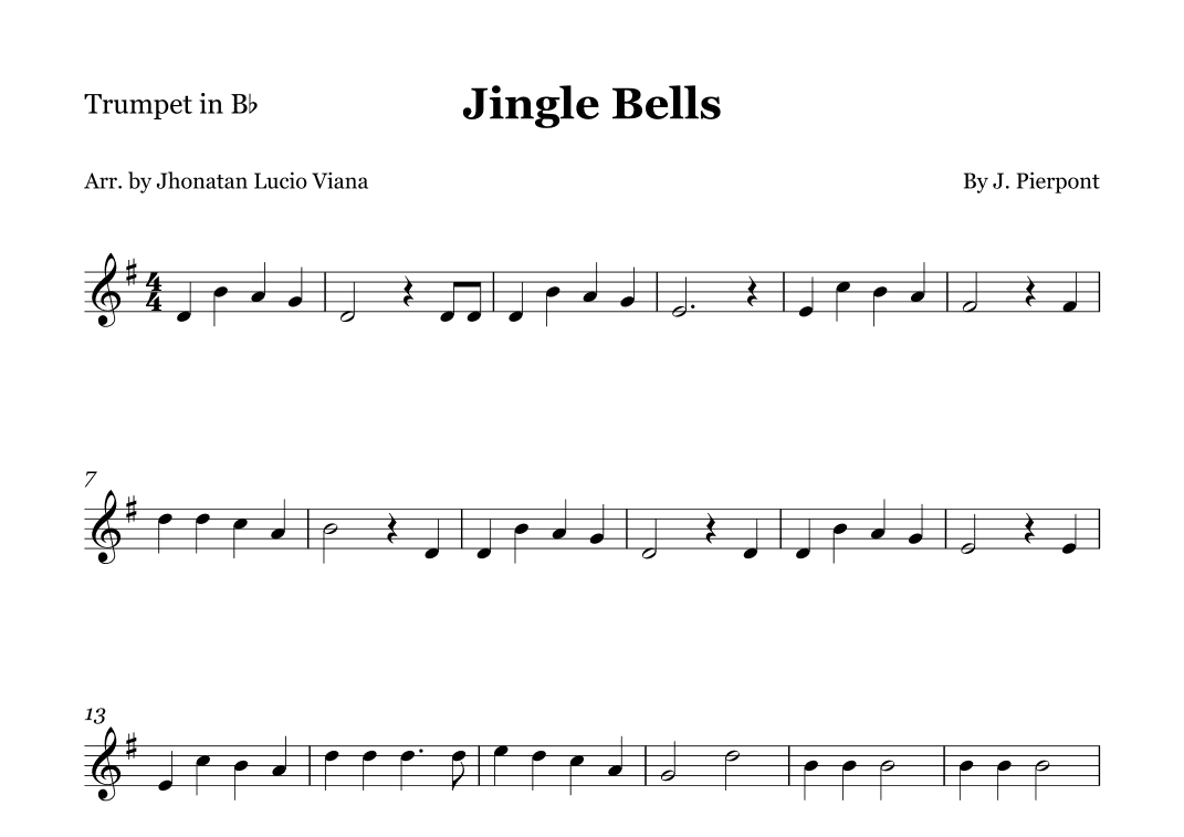 Jingle Bells (arr. Jhonatan Lucio Viana)