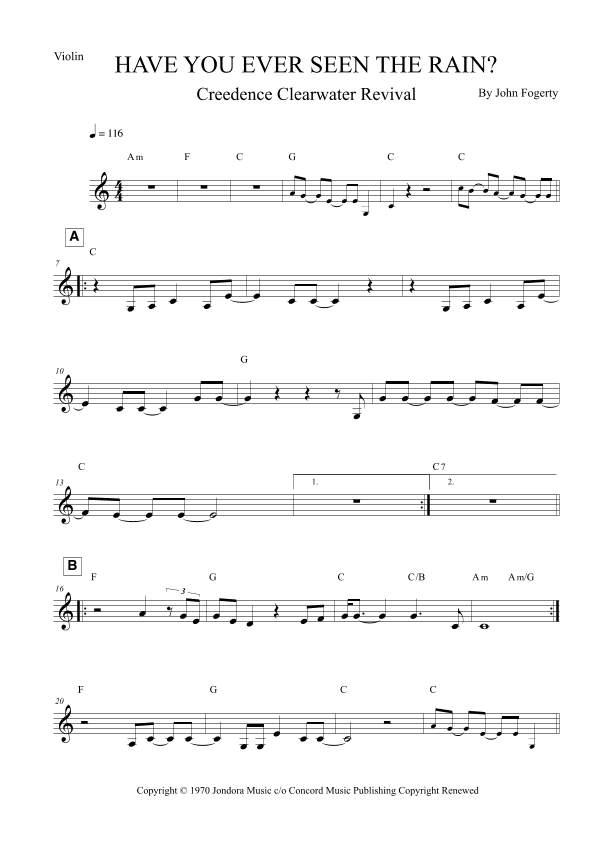 Have You Ever Seen The Rain? (arr. Leo Silva)