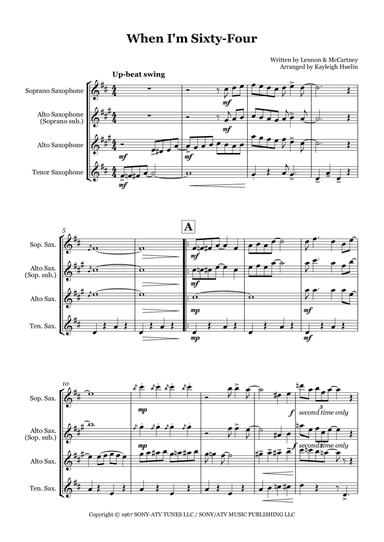 When I'm Sixty-four (arr. Kayleigh Huelin)