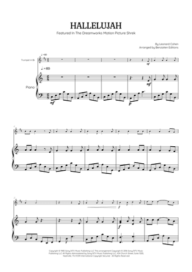 Hallelujah (arr. Benzaiten Editions)