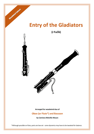 Entry of the Gladiators - Oboe (Flute) & Bassoon Duet (arr. Catriona Melville-Mason)