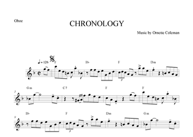 Chronology (arr. The Sheet Music Library)