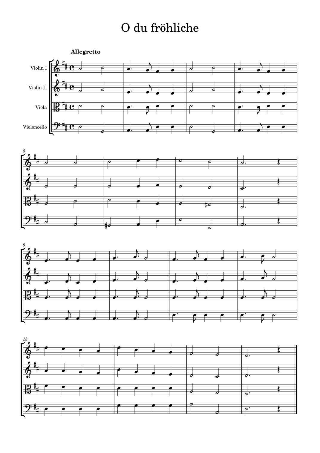 O du fröhliche (O, how joyful) (arr. Kaled Dabboussi)