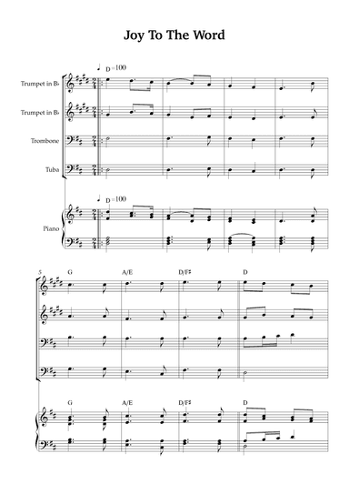 Joy To The World (arr. Karen Gueiros)