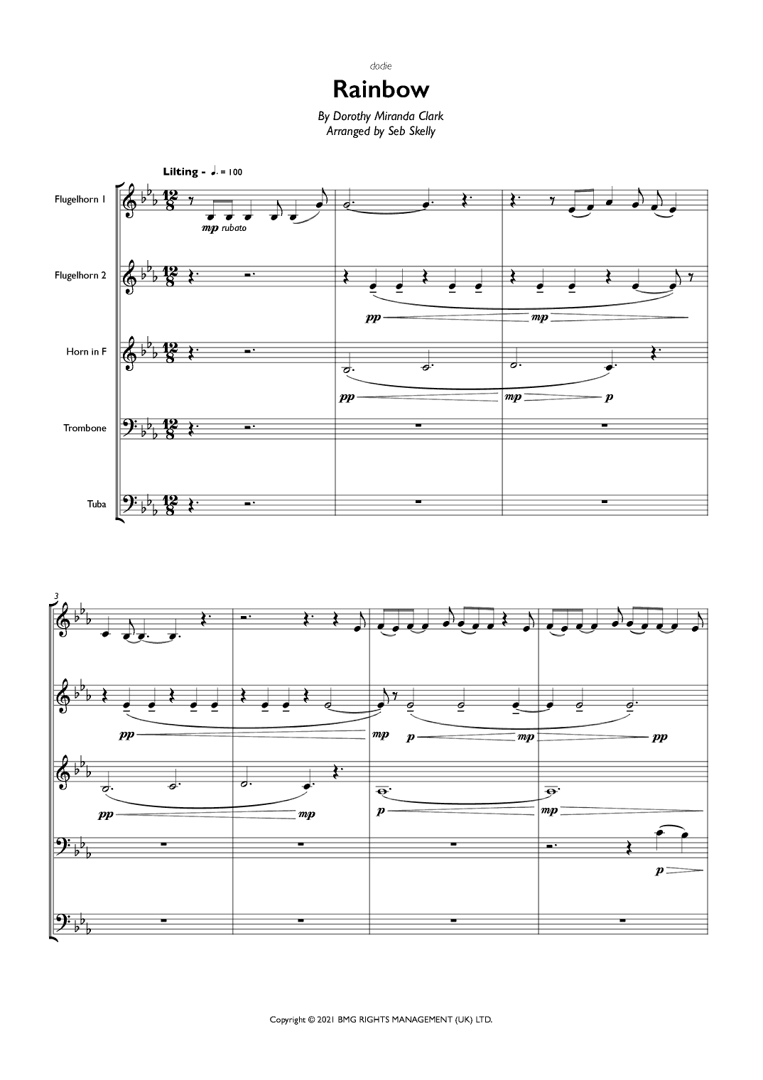 Rainbow (arr. Seb Skelly)
