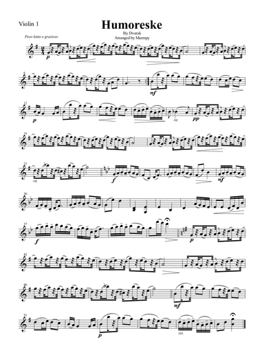 Humoresque by Dvorak (arranged for string trio) (arr. Marmpy)