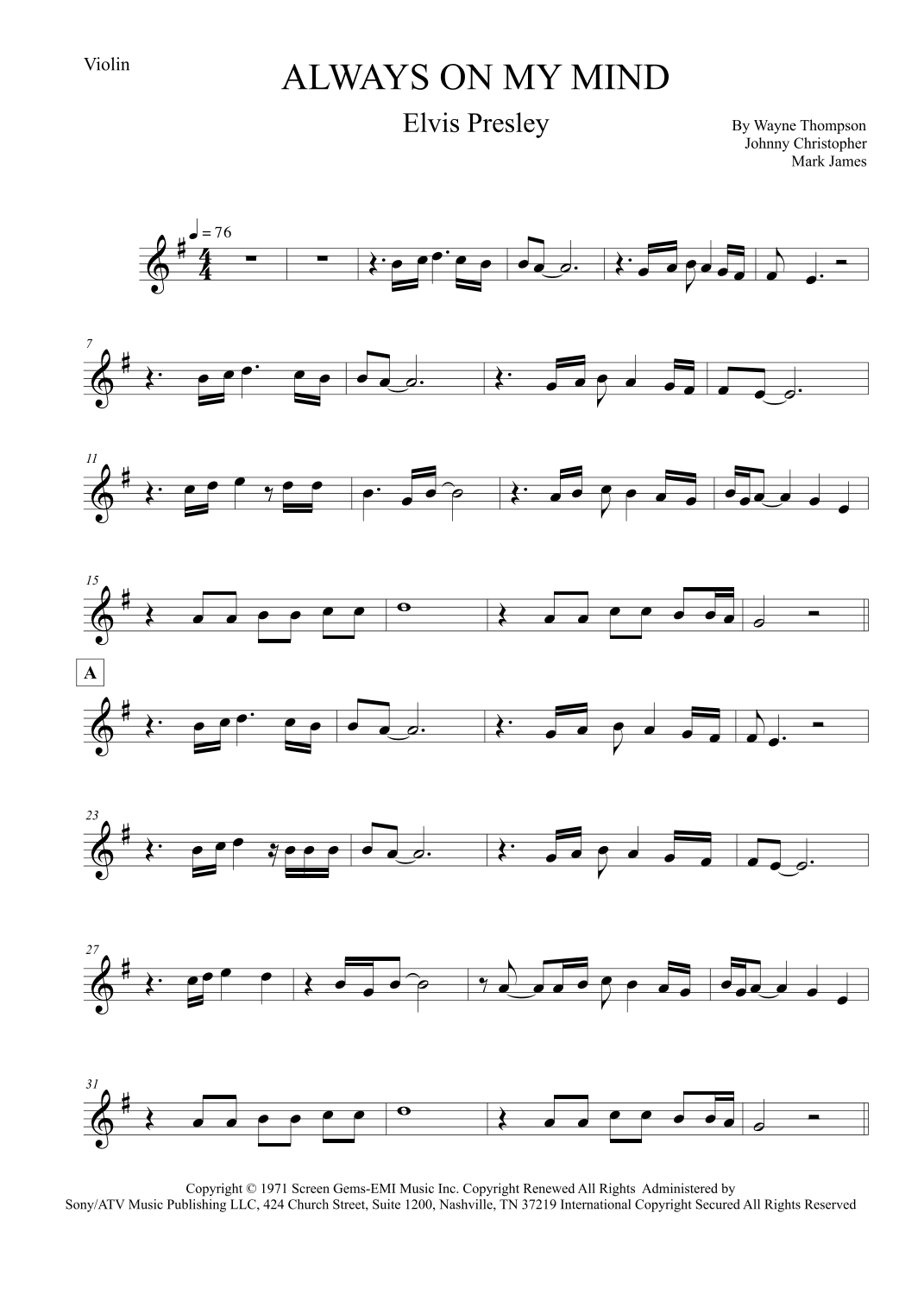 Always On My Mind (arr. Leo Silva)