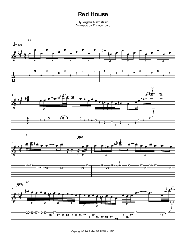 Red House (arr. Tunescribers)
