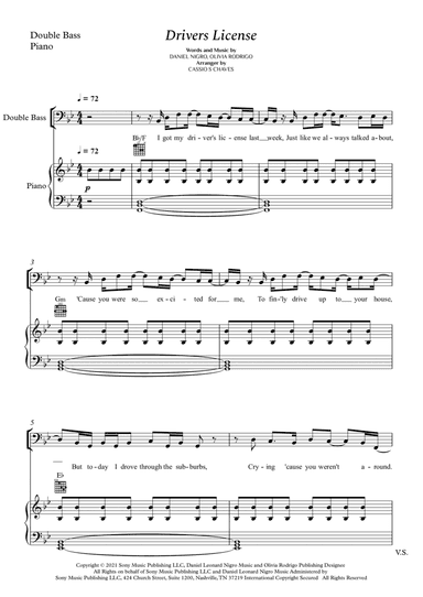 Drivers License (arr. Cássio Silva Chaves)
