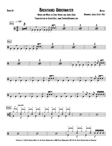 Breathing Underwater (arr. Gavyn Holt)