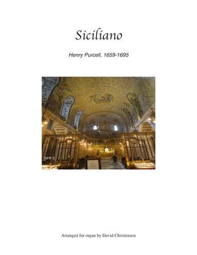 Siciliano in G Major (arr. David Christensen)