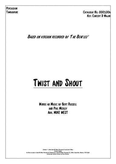 Twist And Shout (arr. Mike West)