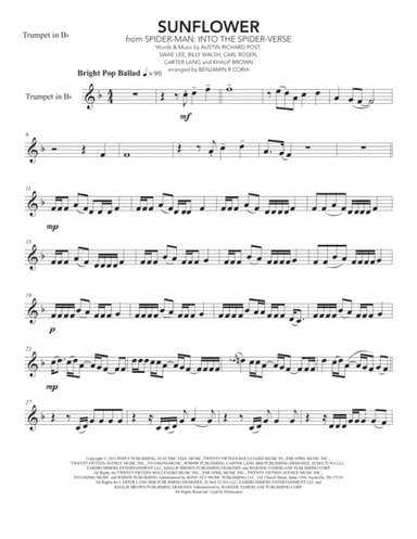 Sunflower (arr. Benjamín R. Coria)