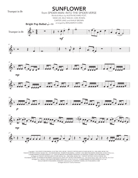 Sunflower (arr. Benjamín R. Coria)