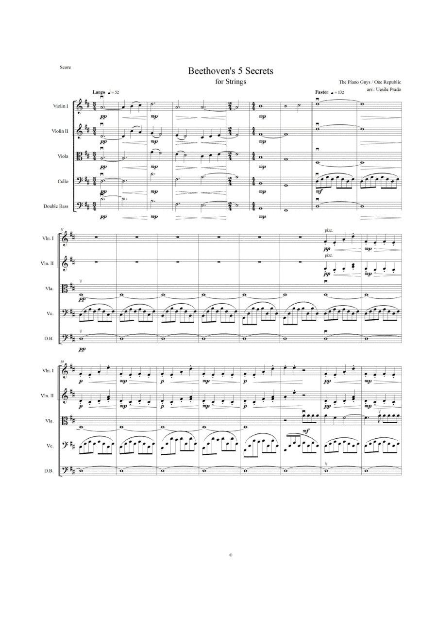 Secrets (arr. Uesile Prado)