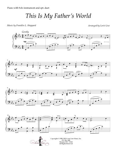 This Is My Father's World (arr. Lorie Line)