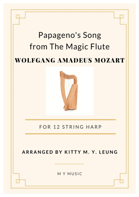 Papageno's Song (from The Magic Flute) - 12 String Harp (arr. Kitty M. Y. Leung)