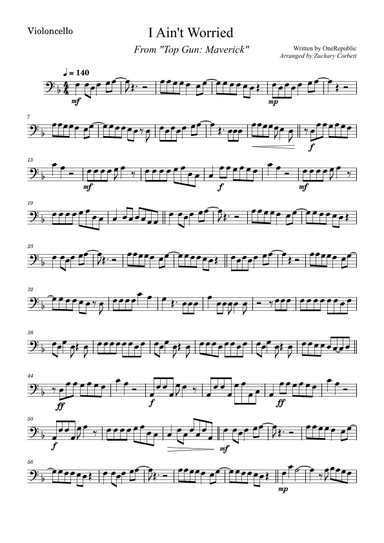 I Ain't Worried (arr. Zachary Corbett)