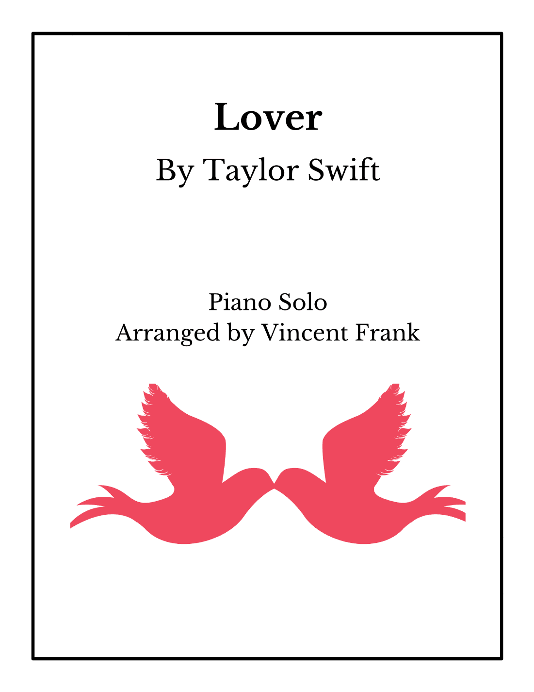 Lover (arr. Vincent Frank)