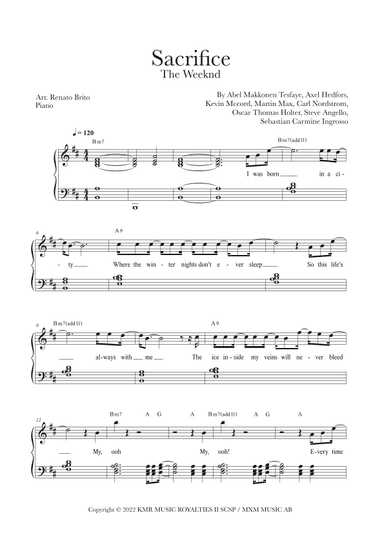 Sacrifice (arr. Renato Brito)