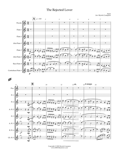 The Rejected Lover (arr. Myrick Crampton)