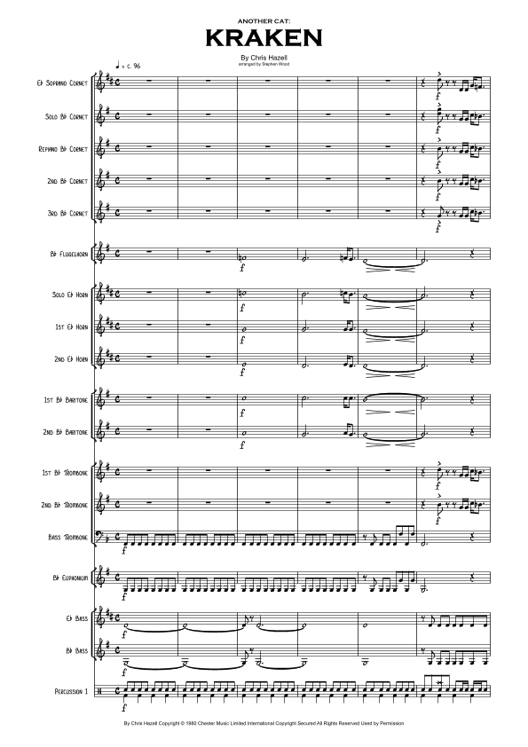 Kraken (arr. Stephen Wood)