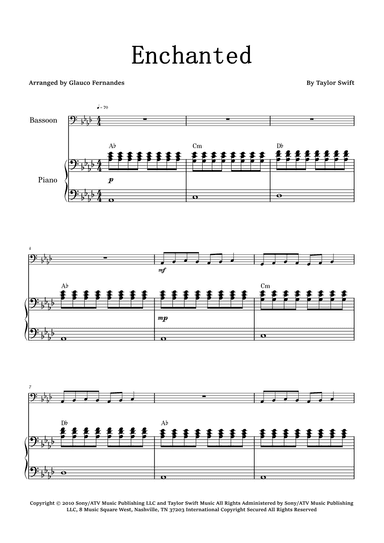 Enchanted (arr. Glauco Fernandes)