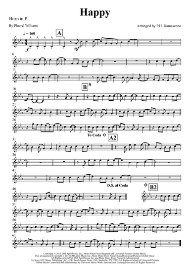 Happy (arr. P.H. Damasceno)