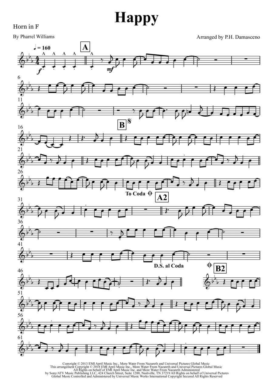 Happy (arr. P.H. Damasceno)