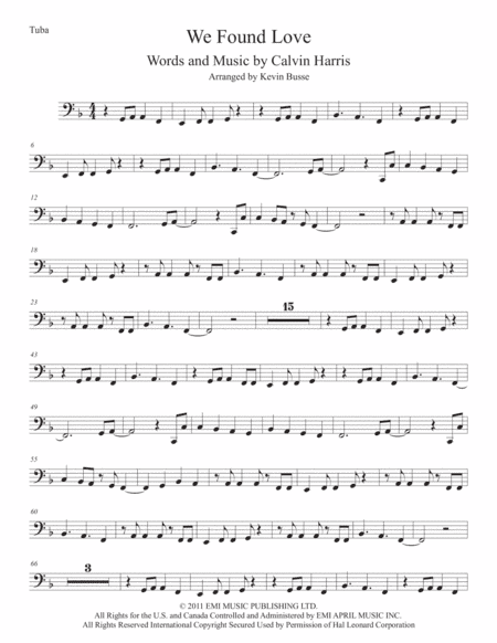 We Found Love (arr. Kevin Busse)