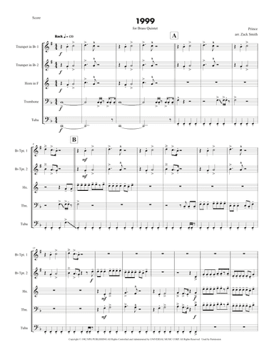 1999 (arr. Zack Smith)