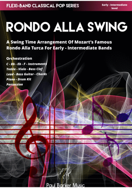 Mozart's Rondo Alla Swing (Flexible Instrumentation) (arr. Paul Barker)