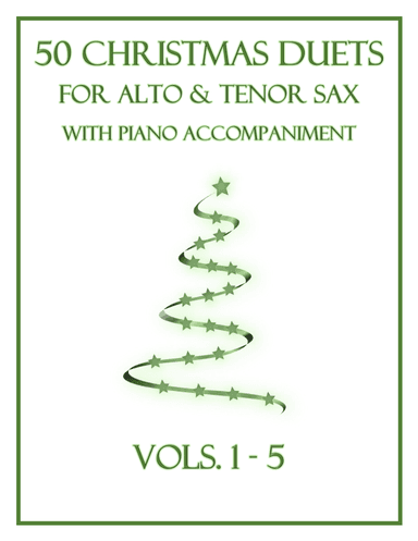 50 Christmas Duets for Alto and Tenor Sax with Piano Accompaniment (arr. B. C. Dockery)
