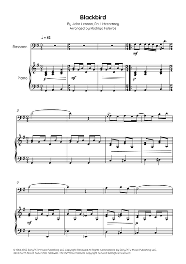 Blackbird (arr. Rodrigo Faleiros)