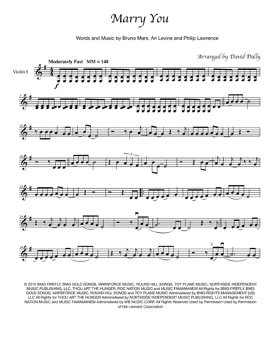 Marry You (arr. Margie Dally, David Dally)