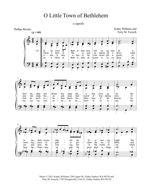 "O Little Town of Bethlehem," New Melody