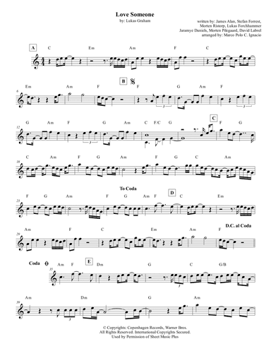 Love Someone (arr. Marco Polo C. Ignacio)