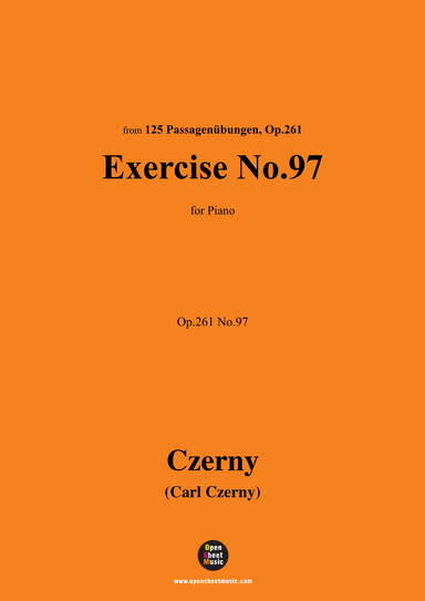 C. Czerny-Exercise No.97,Op.261 No.97 (arr. OSM Press)