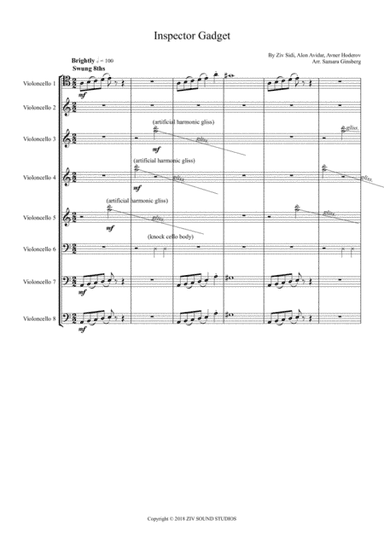 Inspector Gadget (arr. Samara Ginsberg)