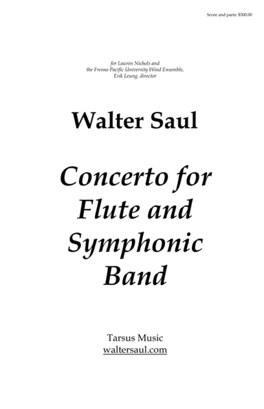 Concerto for Flute and Symphonic Band